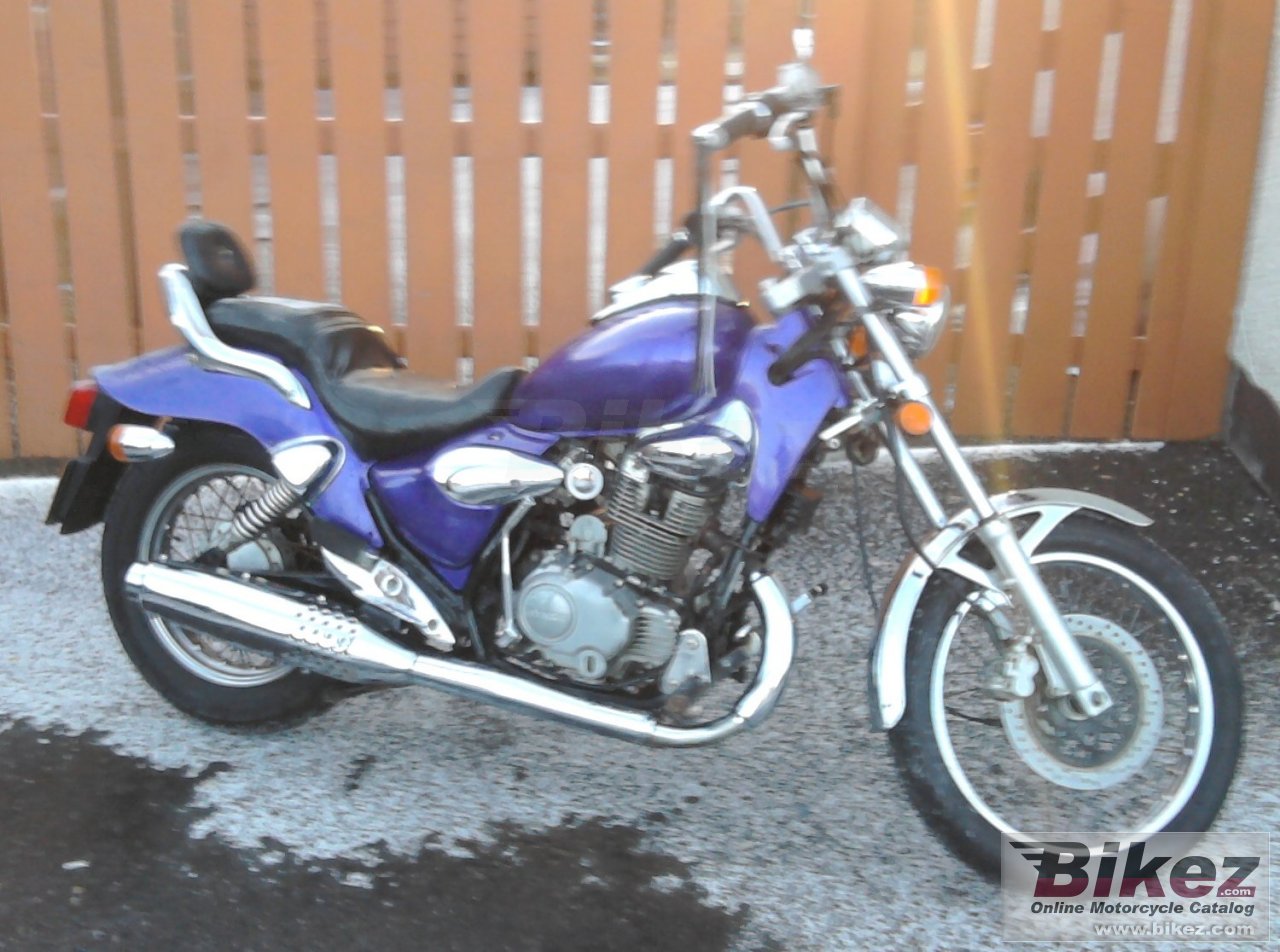 Big thern ireland kymco devils cloak purple zing 125 picture and wallpaper from Bikez.com